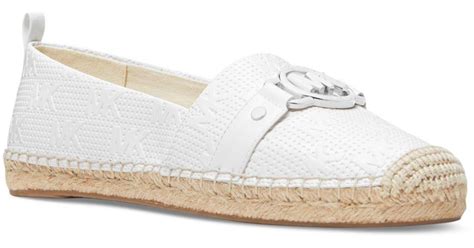 michael kors espadrille slip on|Michael Kors espadrille flat.